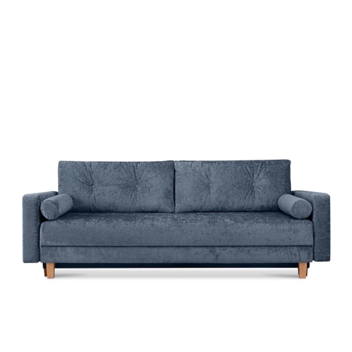KONSIMO ERISO Sofa 3-osobowa, kolor niebieski