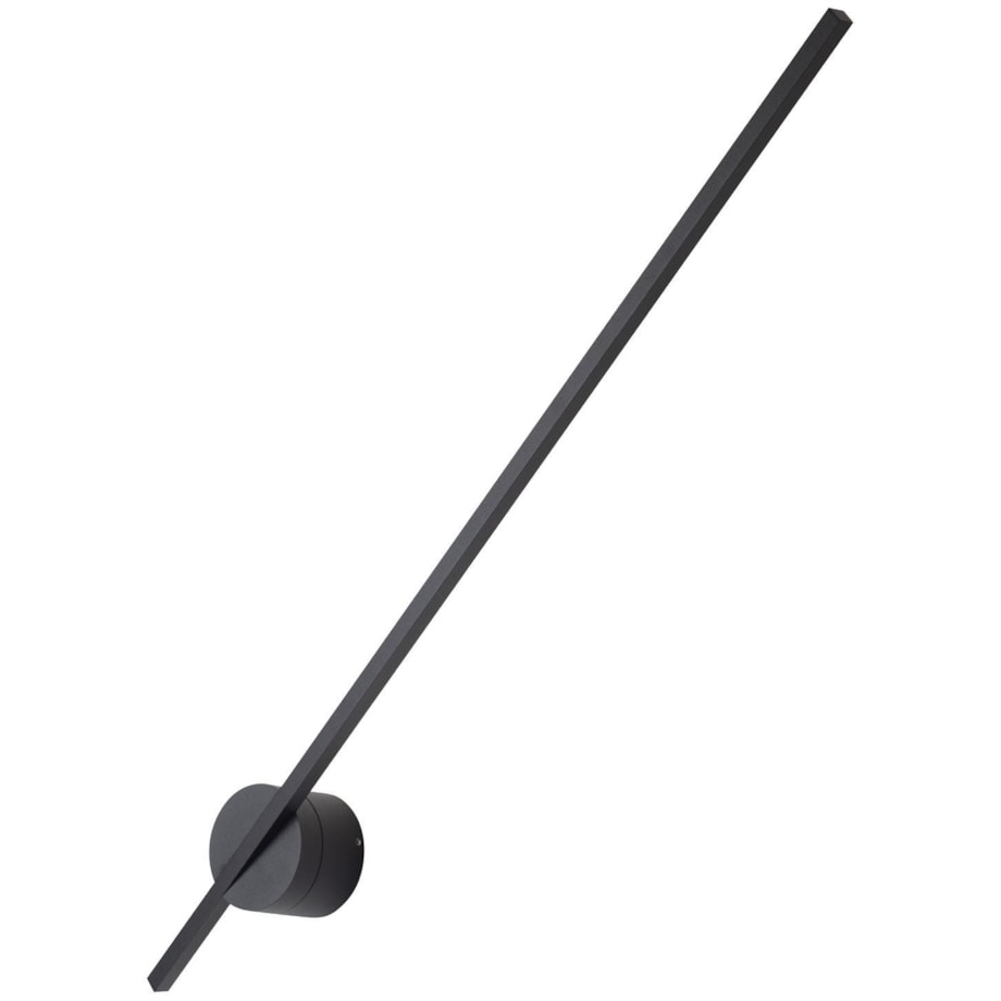 LAMPA ścienna SPIDER W0267 Maxlight metalowa OPRAWA kinkiet LED 8,4W 3000K tuba IP44 czarna