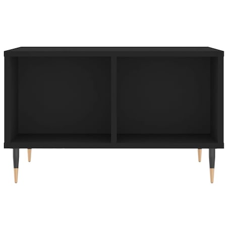 vidaXL Stolik kawowy, czarny, 60x50x36,5 cm, materiał drewnopochodny