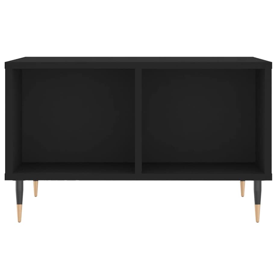 vidaXL Stolik kawowy, czarny, 60x50x36,5 cm, materiał drewnopochodny