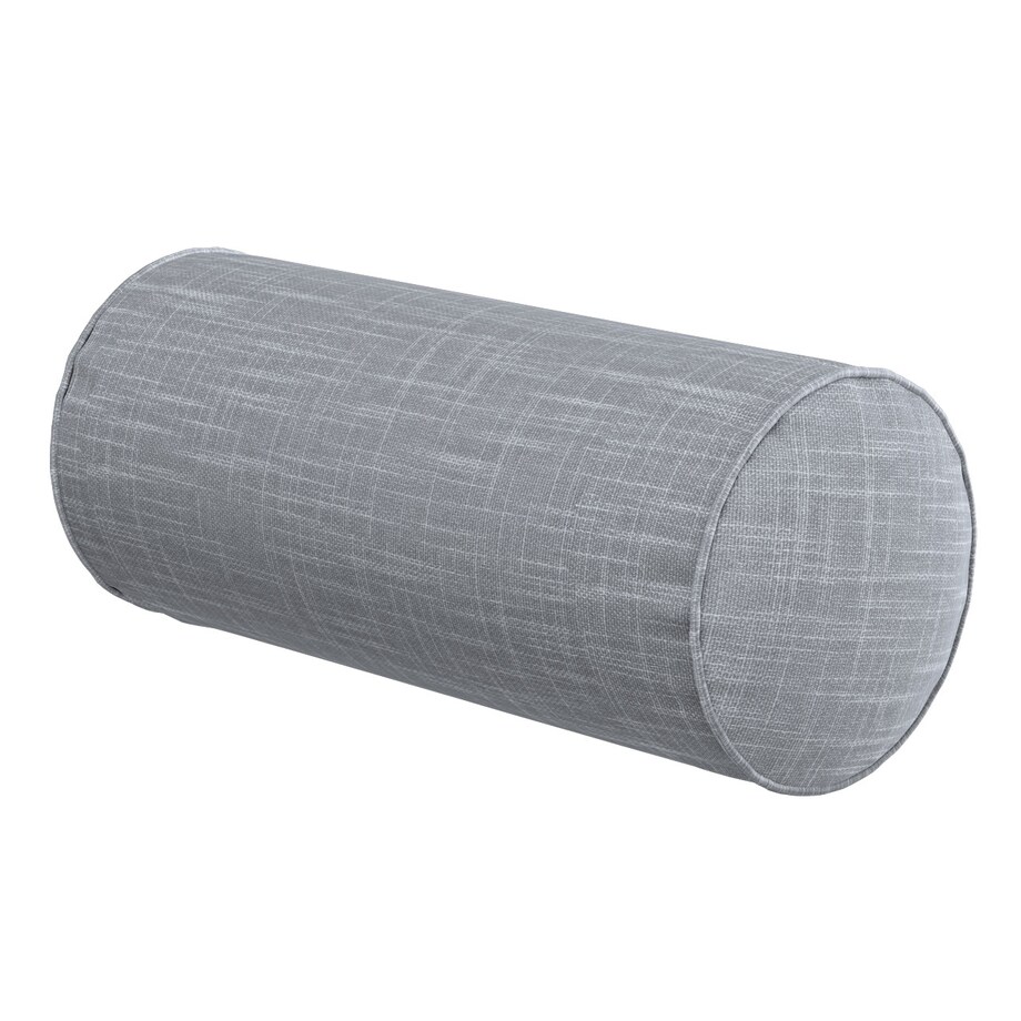Poduszka wałek prosty, szary, Ø16 x 40 cm, Harmony