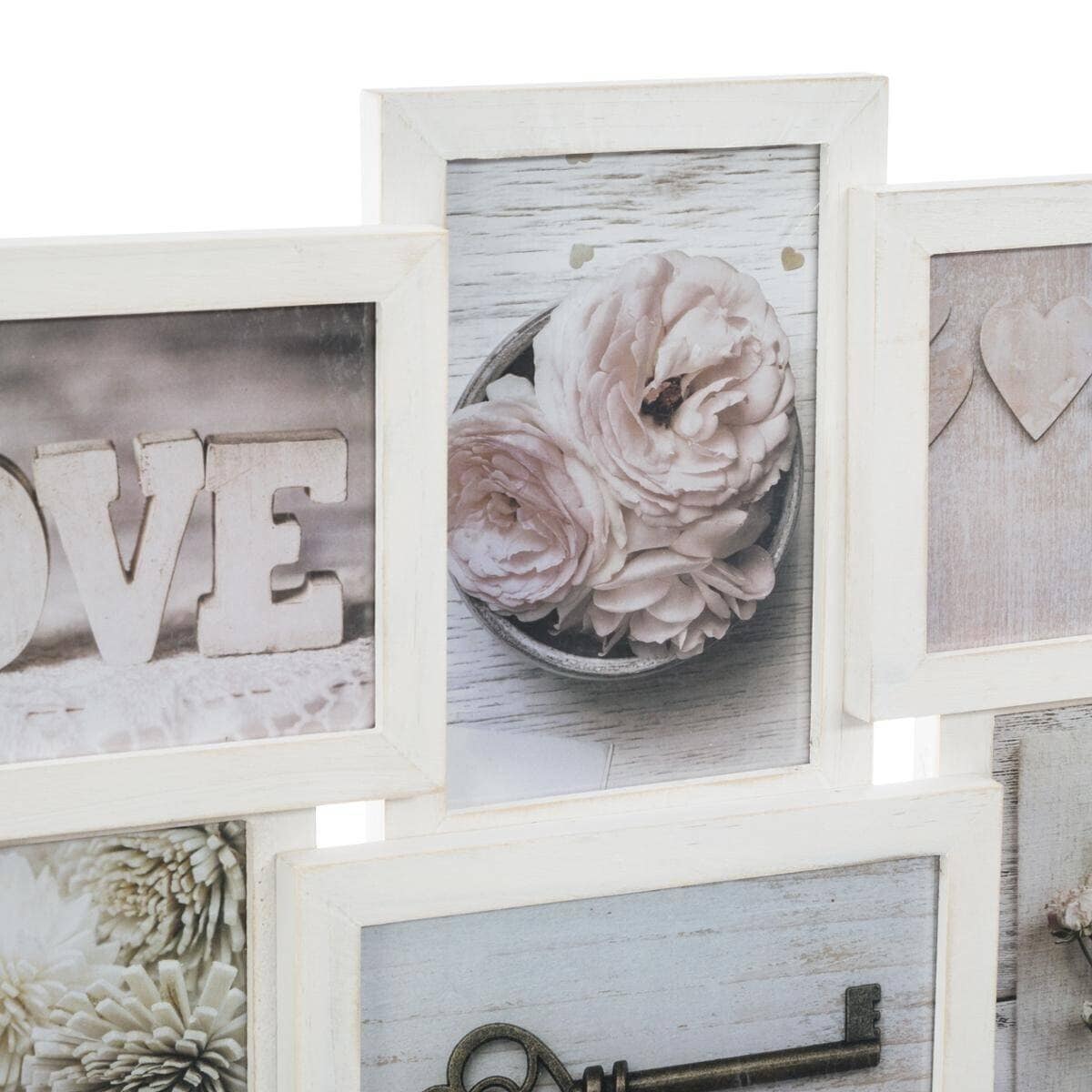 Ramki na zdjęcia, kolaż, 15 elementów, postarzane