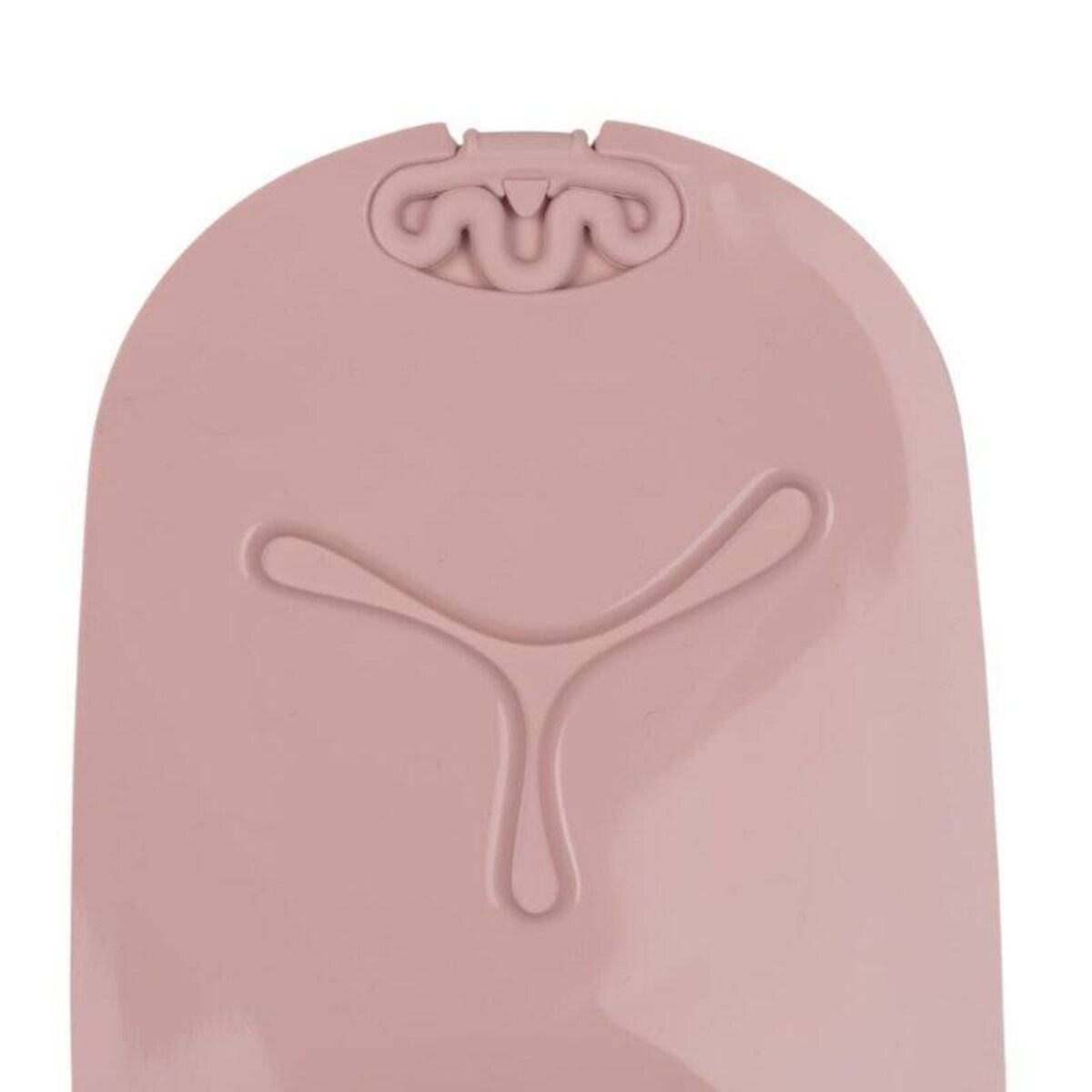 Zwijana mata BLW do nauki samodzielnego jedzenia dla dzieci różowa roll + go, b.box