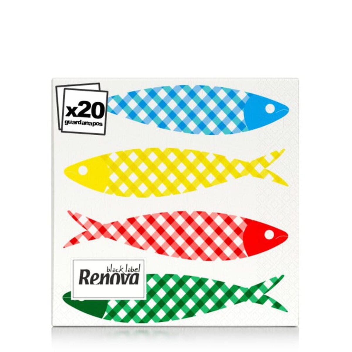 Serwetki Renova Sardines 20szt 33x33cm