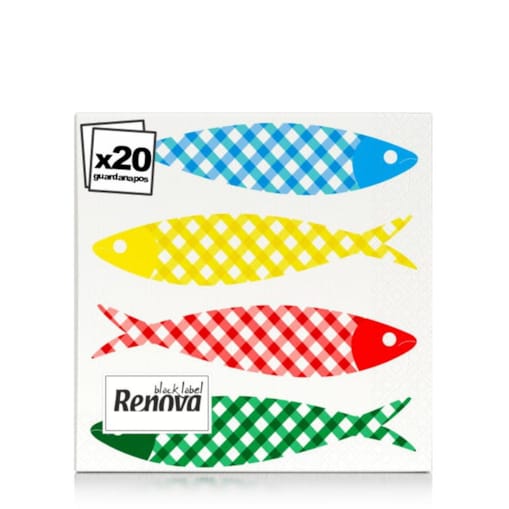 Serwetki Renova Sardines 20szt 33x33cm