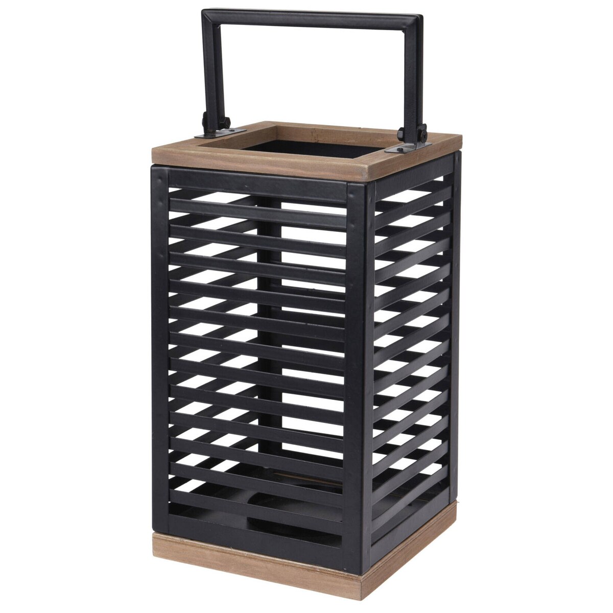 Lampion ogrodowy LOFT z metalową rączką, 15 x 15 x 28 cm