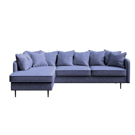 Esme Sofa narożna - granatowa