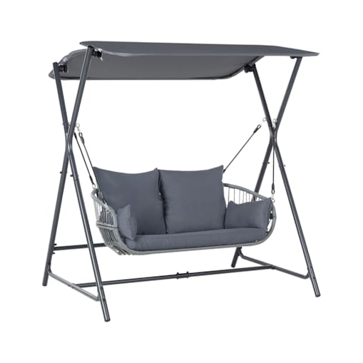 Huśtawka ogrodowa FIASTRA Metal Ciemnoszary