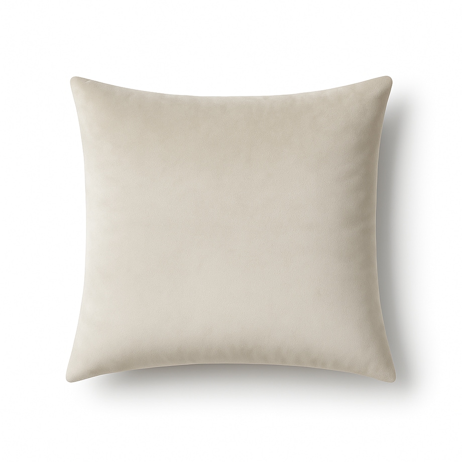 Poszewka na poduszkę ze złotym akcentem Chic - kremowy