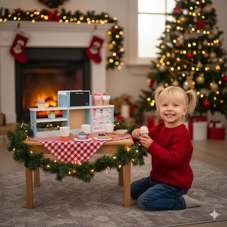 Drewniana lodziarnia dla dzieci ICEheaven - zabawkowy sklep z lodami Mibbi