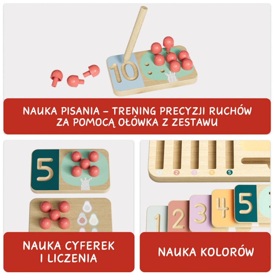 Liczę owoce - Zabawka dla dzieci do nauki liczenia 36 mies.+ Top Bright