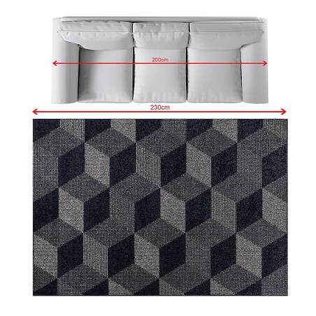 Dywan Casino midnight/titanium 160x230cm, 160x230cm