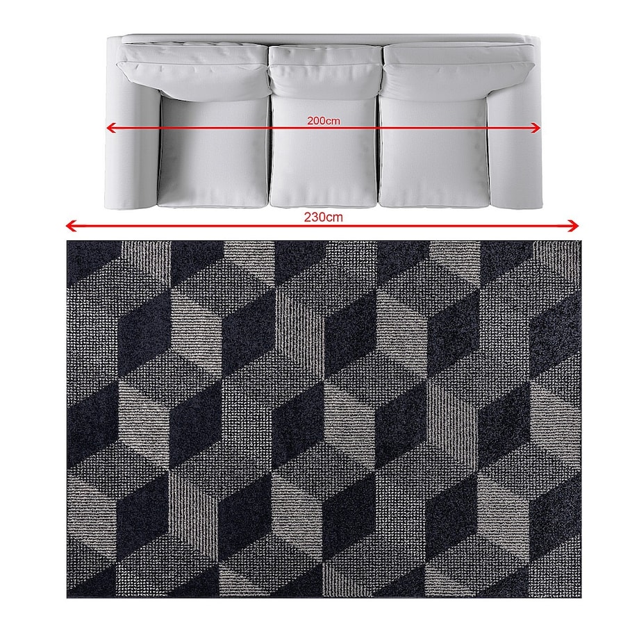 Dywan Casino midnight/titanium 160x230cm, 160x230cm