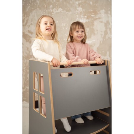 Kitchen Helper DOUBLE SAFE - Pomocnik Kuchenny DLA RODZEŃSTWA - szary