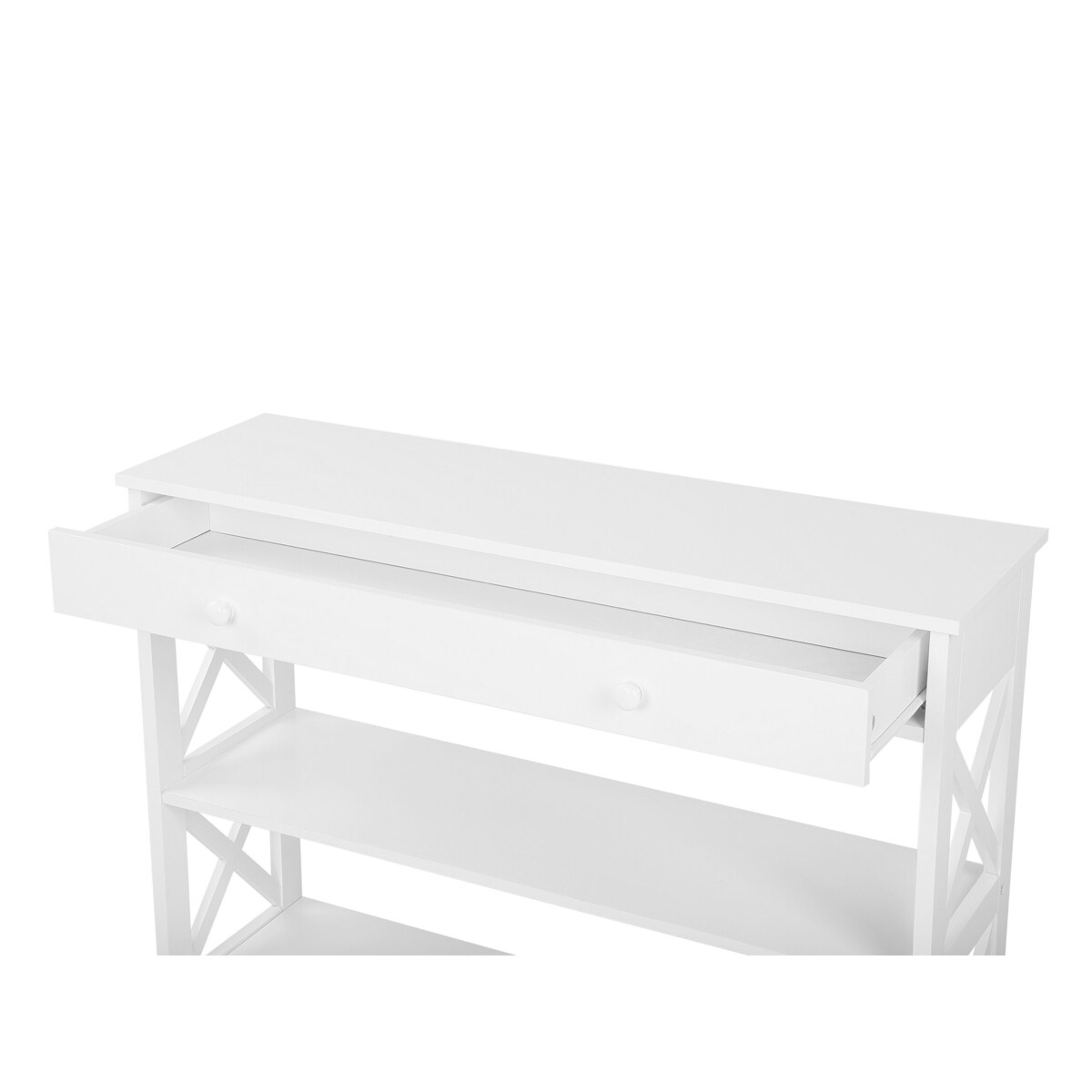 Konsola 1 szuflada biała MONTGOMERY