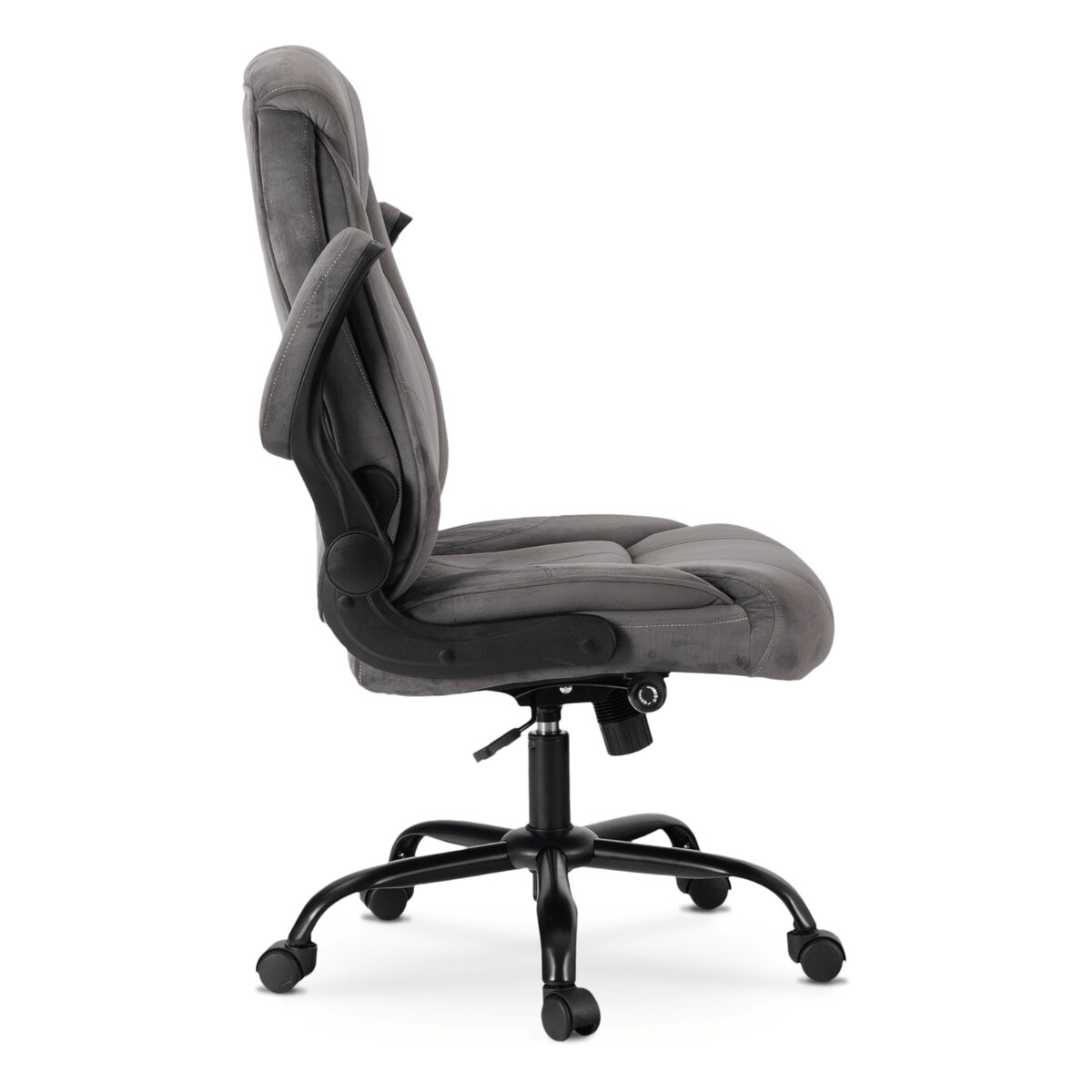 Fotel biurowy obrotowy ergonomiczny do biurka szary COMFORT