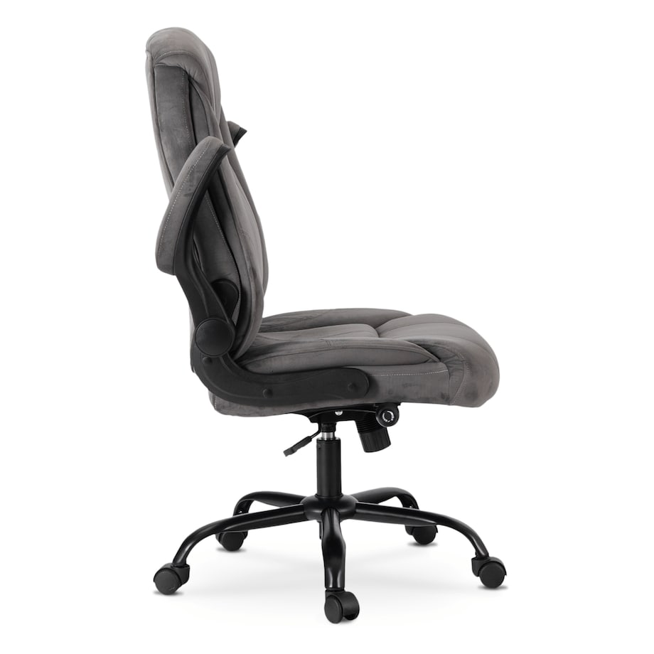 Fotel biurowy obrotowy ergonomiczny do biurka szary COMFORT