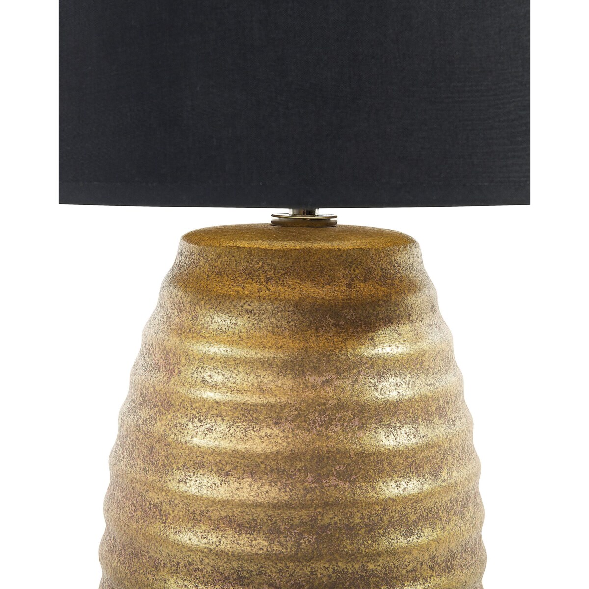 Lampka nocna porcelanowa złota EBRO