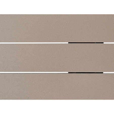 Stół ogrodowy CASCAIS 200 cm 105 cm Metal Beżowoszary