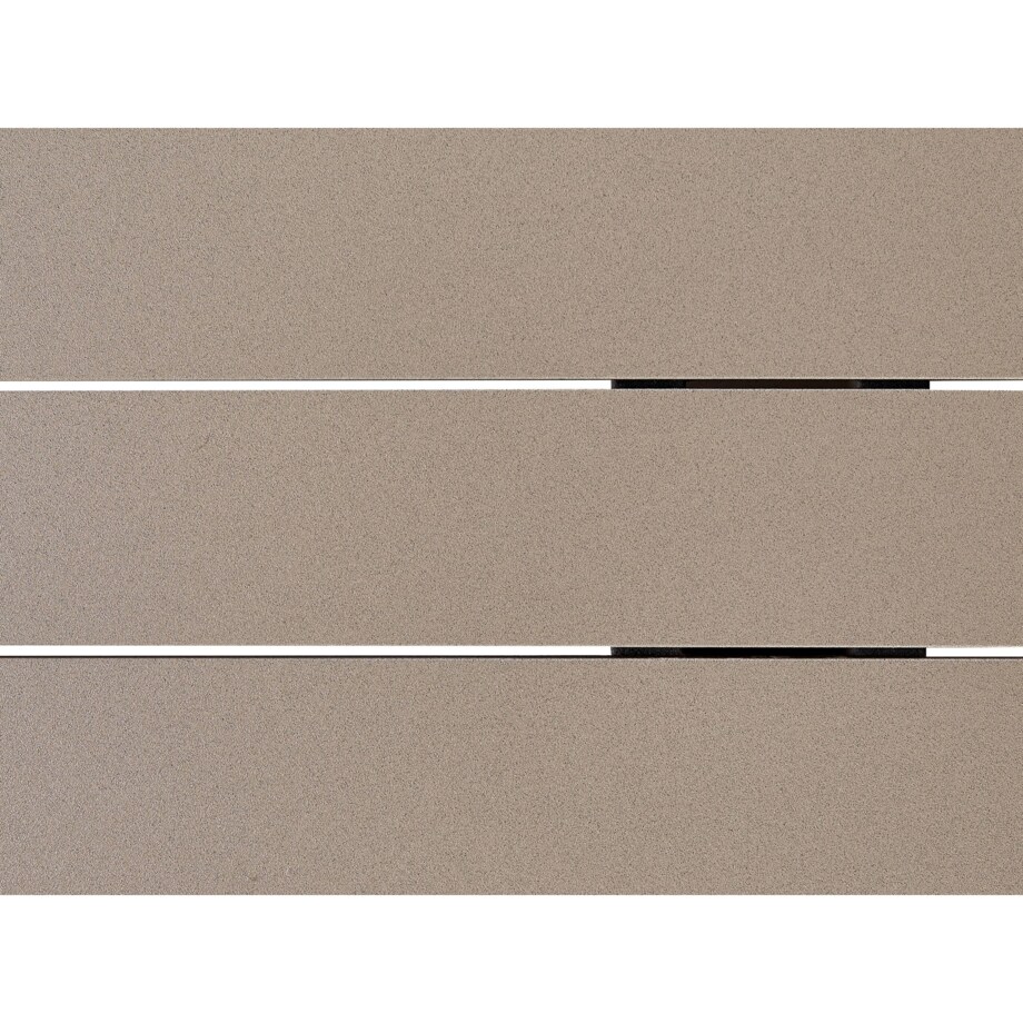 Stół ogrodowy CASCAIS 200 cm 105 cm Metal Beżowoszary