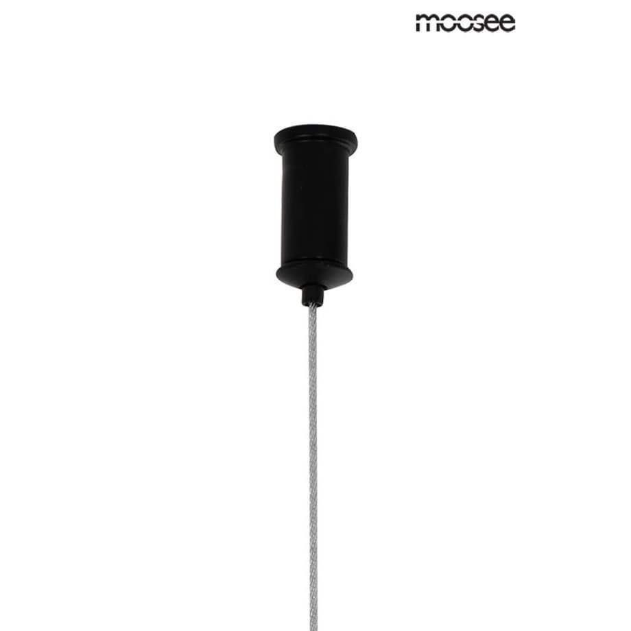 Wisząca lampa Rage MSE010100274 pierścienie LED 28W czarne