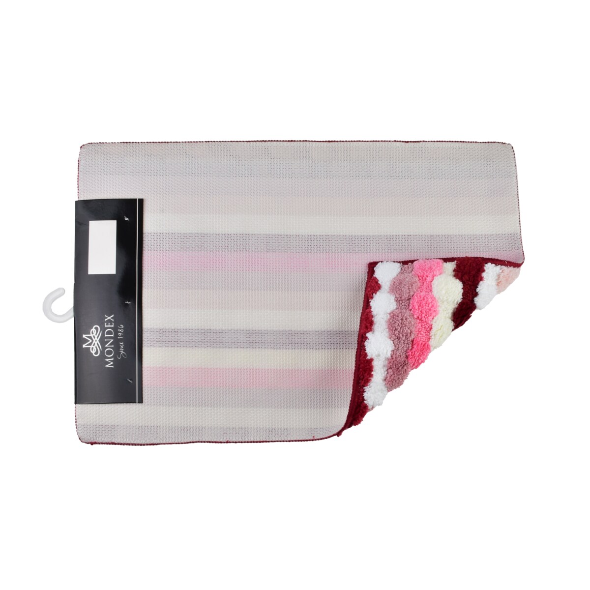 ZAC Dywanik Łazienkowy 40x60cm paski czerwony