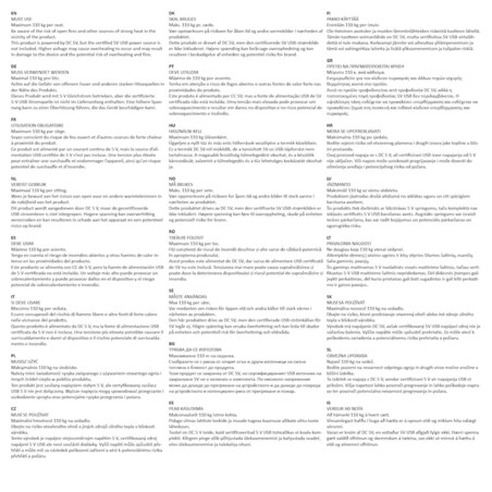 vidaXL Szezlong masujący z wałkiem, czarny, tapicerowany tkaniną