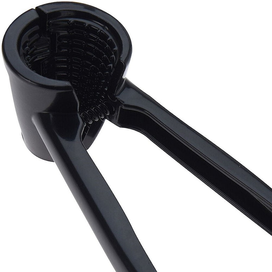 Dziadek do orzechów aluminiowy czarny 18 cm solidny wytrzymały zgniatacz