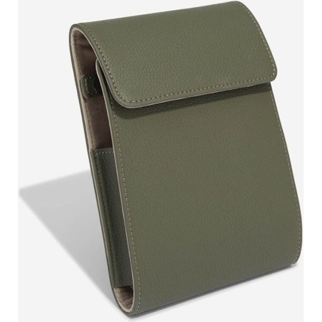 Etui na zegarki Stackers Pebble oliwkowe podwójne