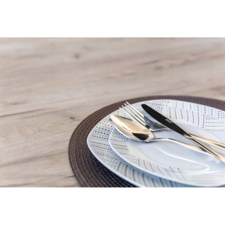 TALERZE obiadowe płytkie na drugie danie jedzenie duże 6x 27 cm KWADRATOWE