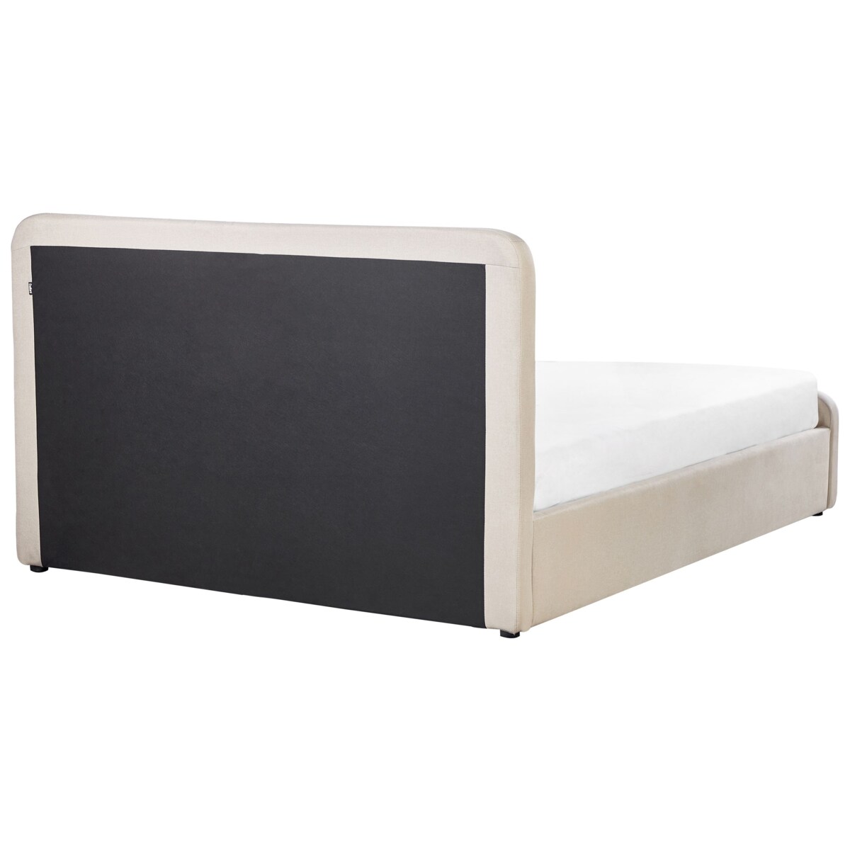 Łóżko z pojemnikiem RENNES 160 x 200 cm Beżowy