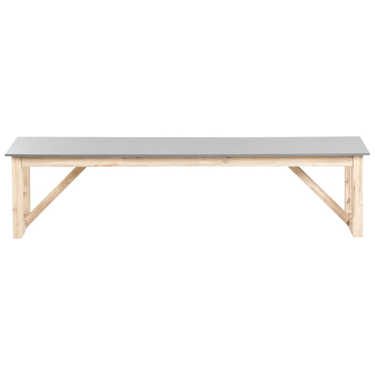 Zestaw ogrodowy z ławkami NOTTERI Beton Szary