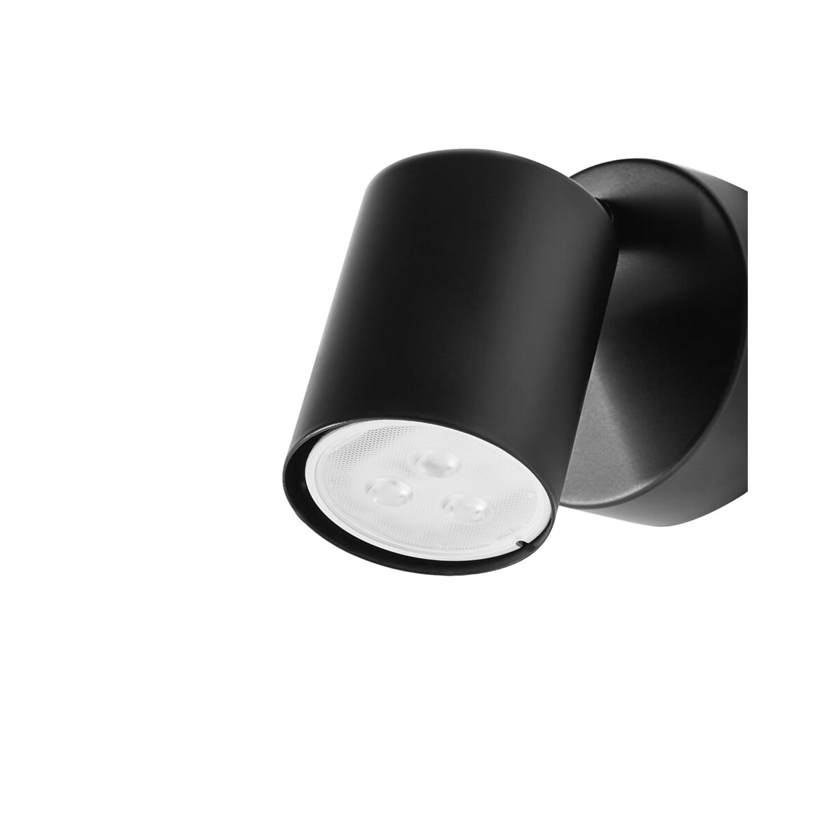 Zestaw 2 lamp ściennych NYANDO Metal Czarny