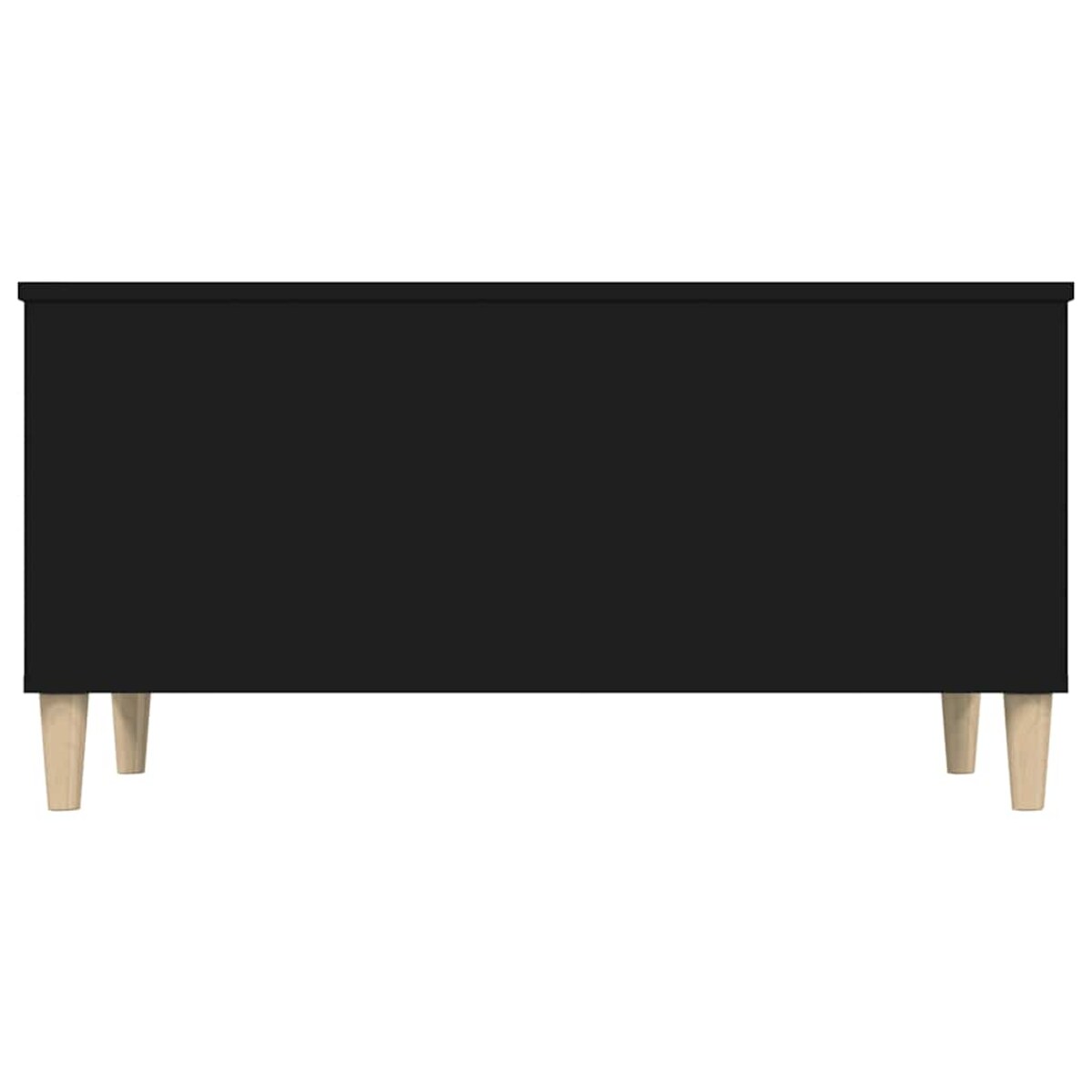 vidaXL Stolik kawowy, czarny, 90x44,5x45 cm, materiał drewnopochodny