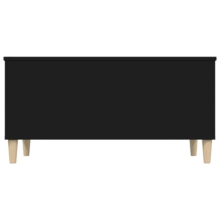 vidaXL Stolik kawowy, czarny, 90x44,5x45 cm, materiał drewnopochodny