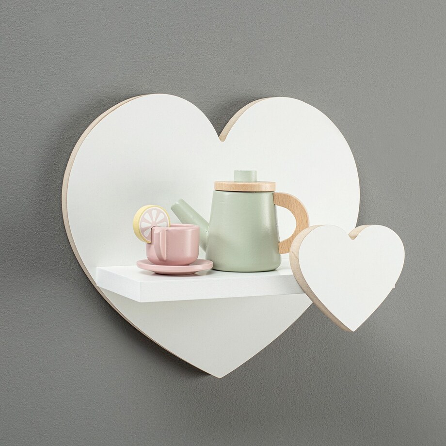 Półka Hearts 32x16x29cm, 32 x 16 x 29 cm