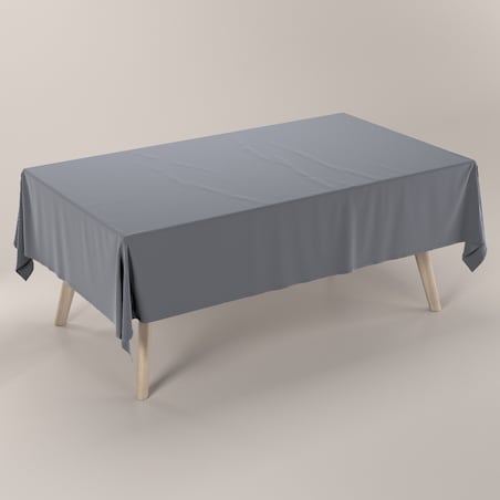Obrus prostokątny 130 x 210 cm grafitowy szary