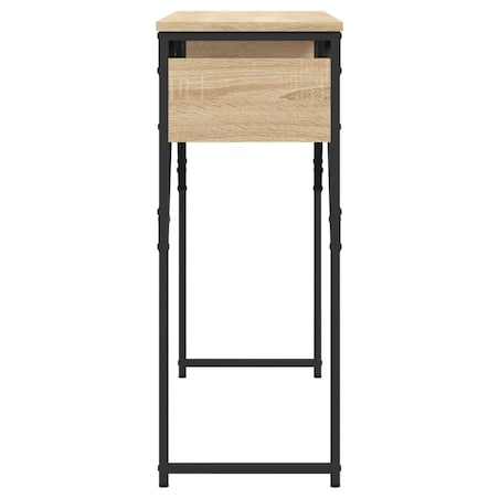 vidaXL Stolik konsolowy, dąb sonoma, 105x30x75 cm