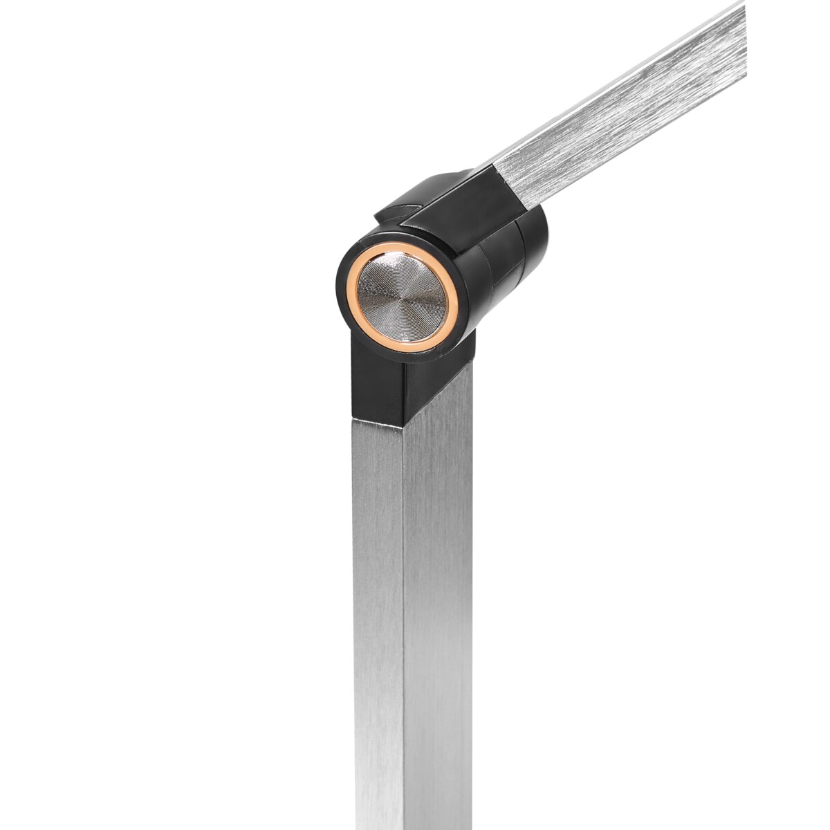 Lampa biurkowa LED CAROY Z ładowarką indukcyjną Szary