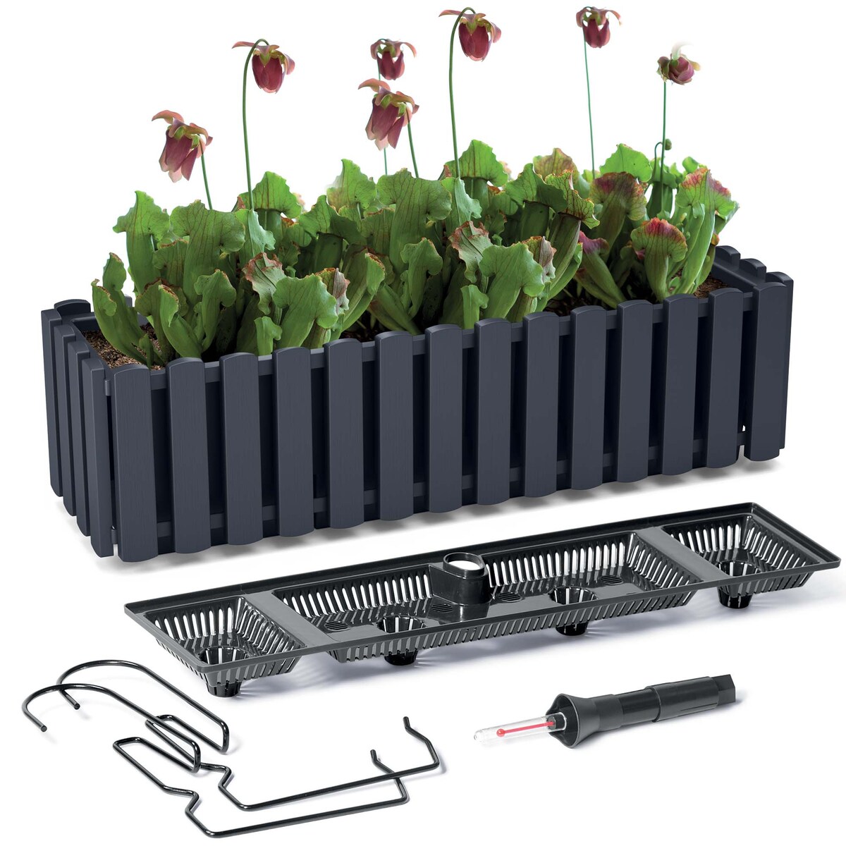 Skrzynka Balkonowa Wisząca Donica Ogrodowa Na Taras Balkon