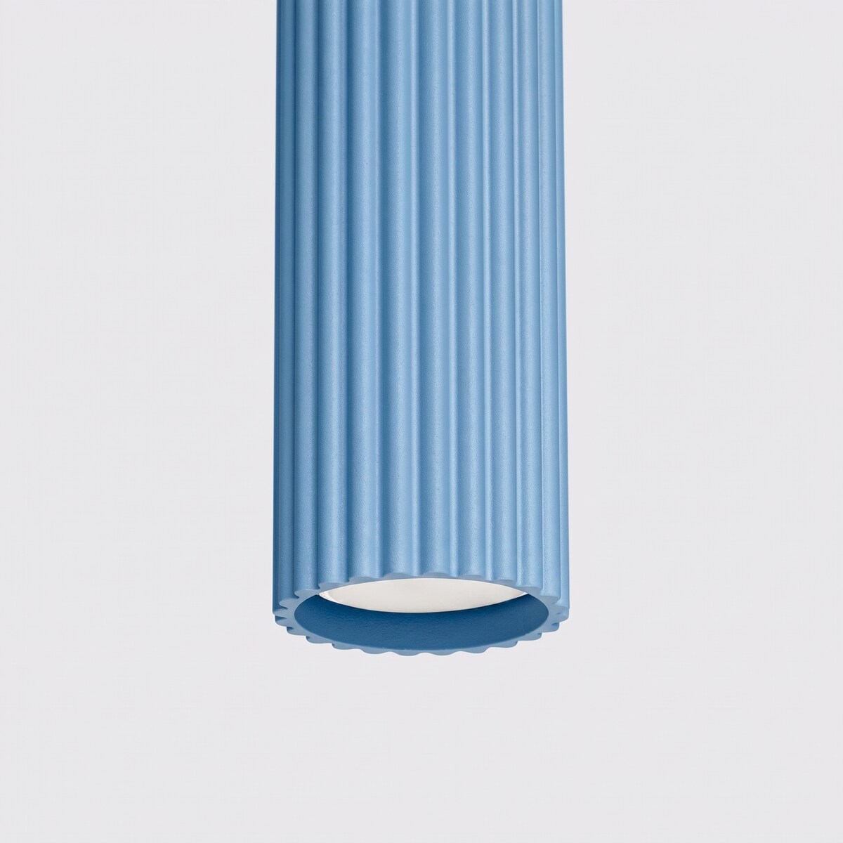 Lampa wisząca KARBON 1 błękitna