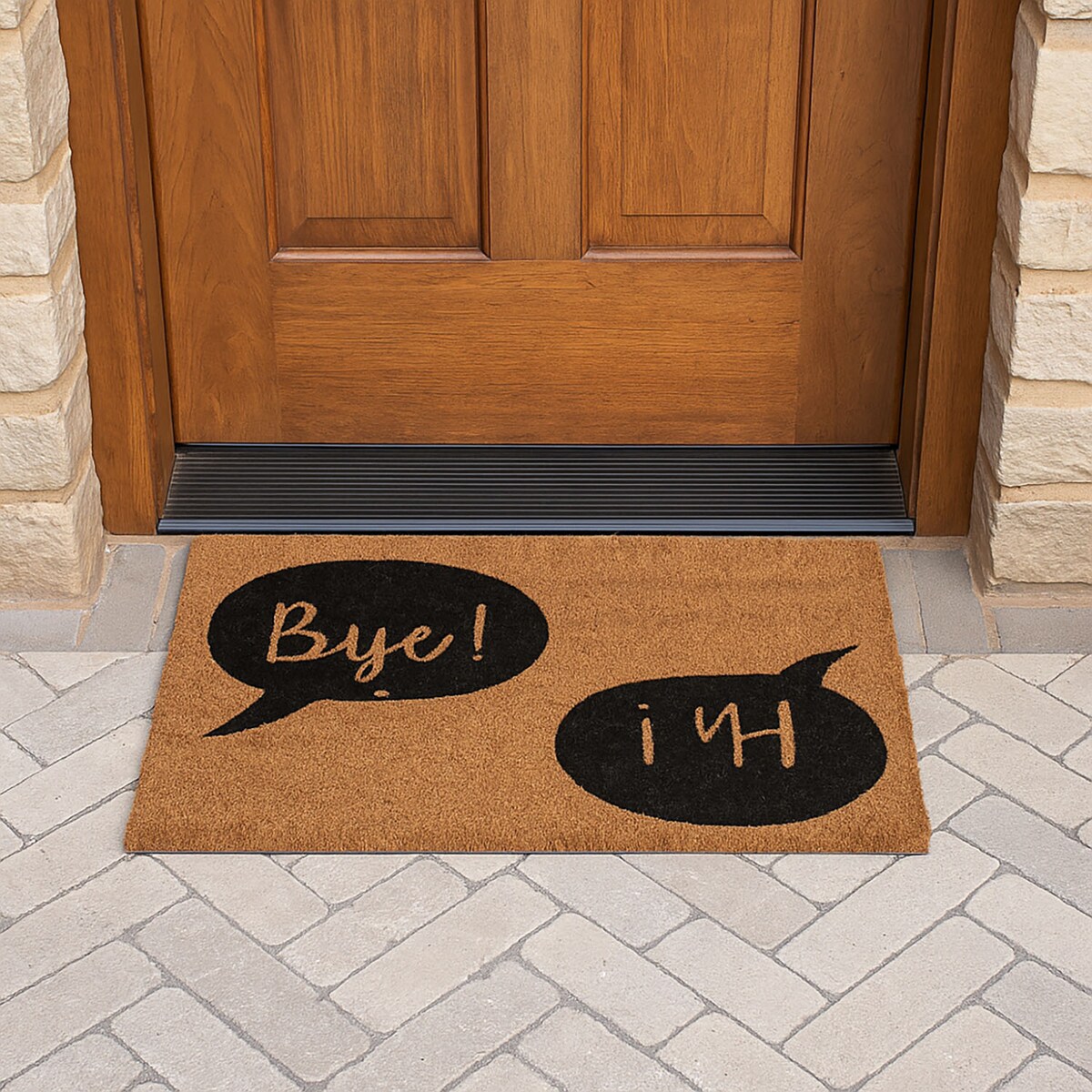 Wycieraczka z włókna kokosowego, 59 x 39 cm