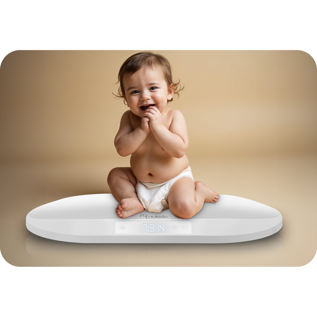 Waga dla niemowlęca elektroniczna dziecięca do 40kg Nukido