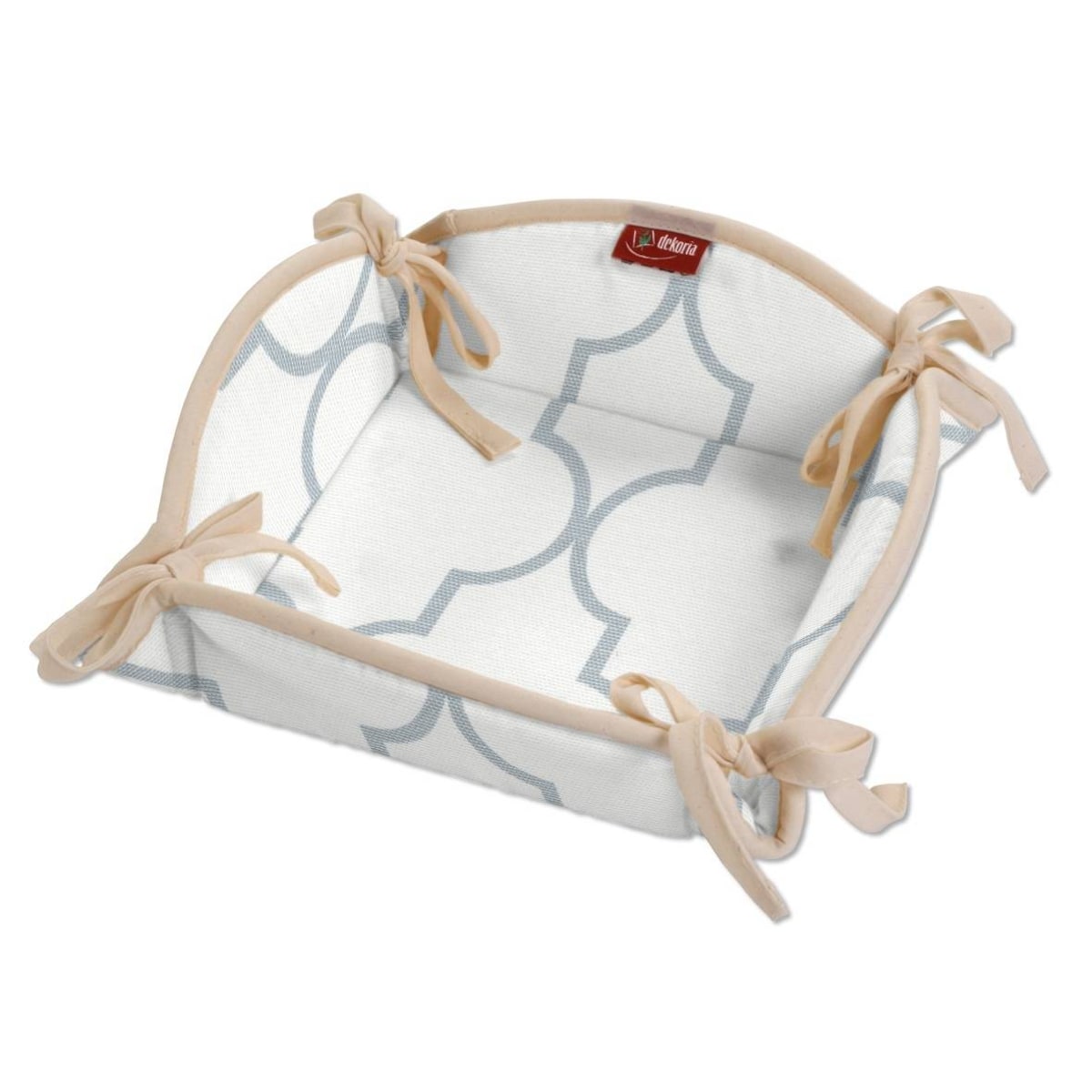 Koszyk, szaro-białe wzory marokańskie, 20 x 20 cm, Gardenia