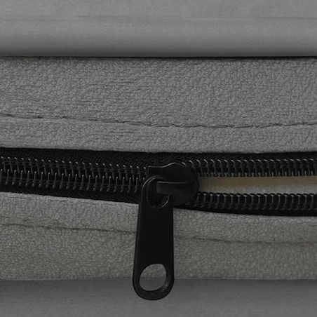 vidaXL Sofa dla psa, szara, 67x47x36 cm, pluszowa