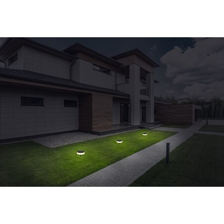 Oświetlenie ogrodowe Solar 36417 Globo LED 0,2W 3000K okrągłe IP65 czarne