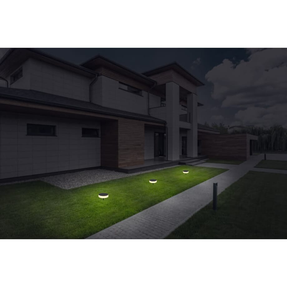 Oświetlenie ogrodowe Solar 36417 Globo LED 0,2W 3000K okrągłe IP65 czarne