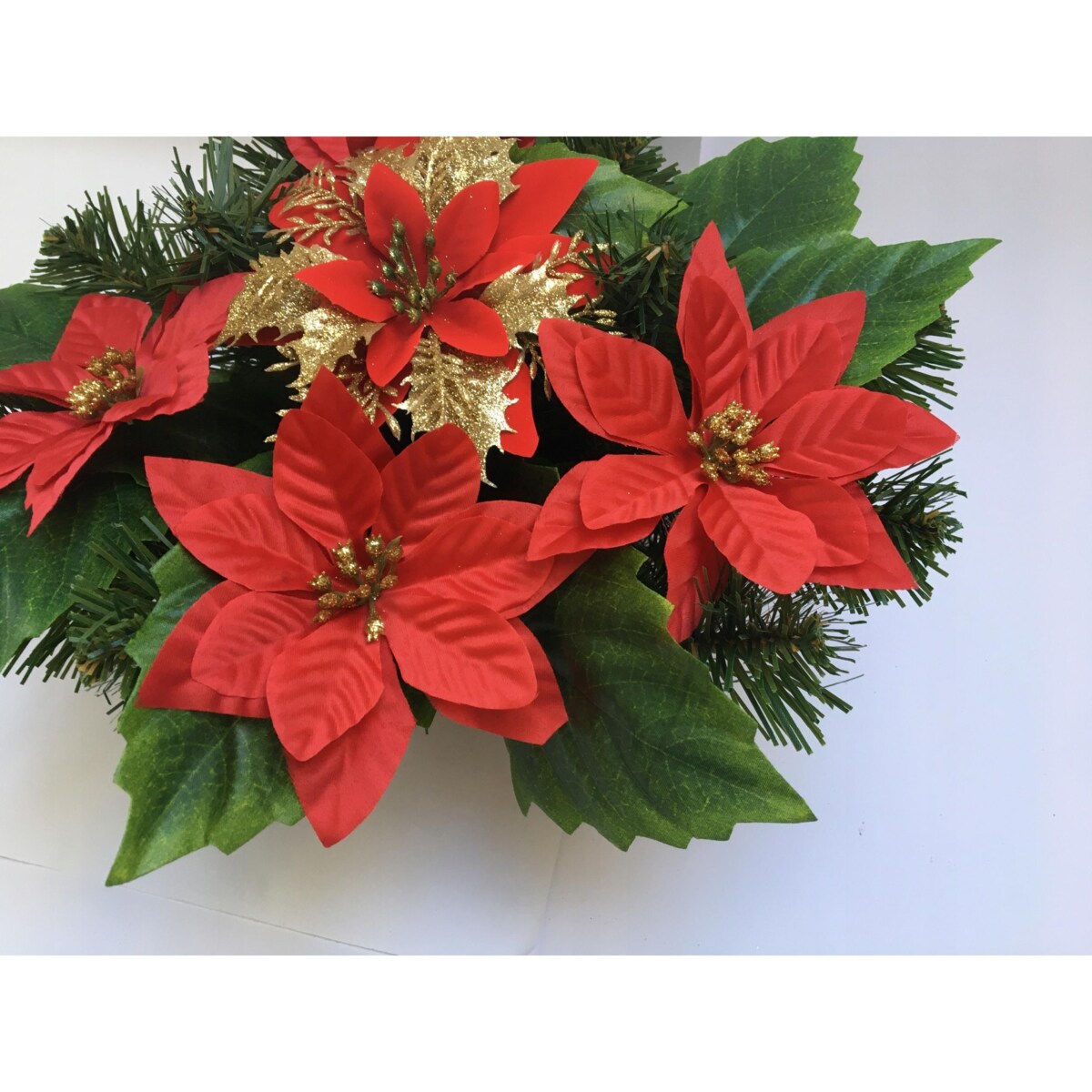 GWIAZDA betlejemska świąteczna czerwona na stroiki dekoracja choinki święta