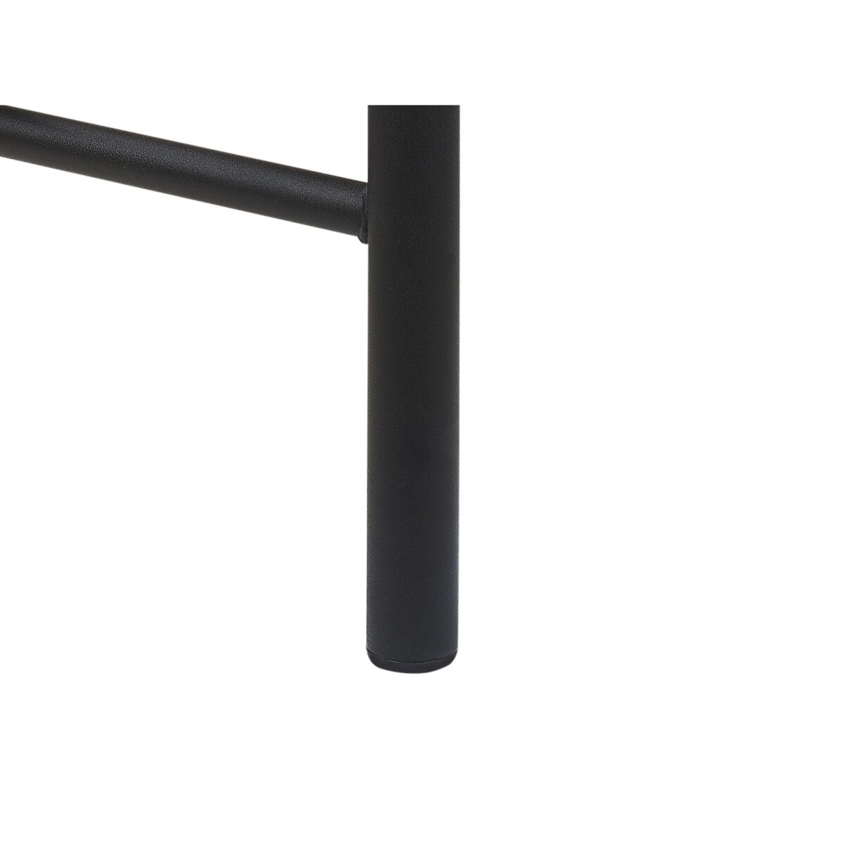 Łóżko metalowe 160 x 200 cm czarne MAURESSAC