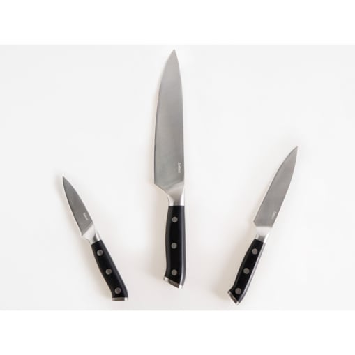Zestaw 3 noży IKEDA Czarny